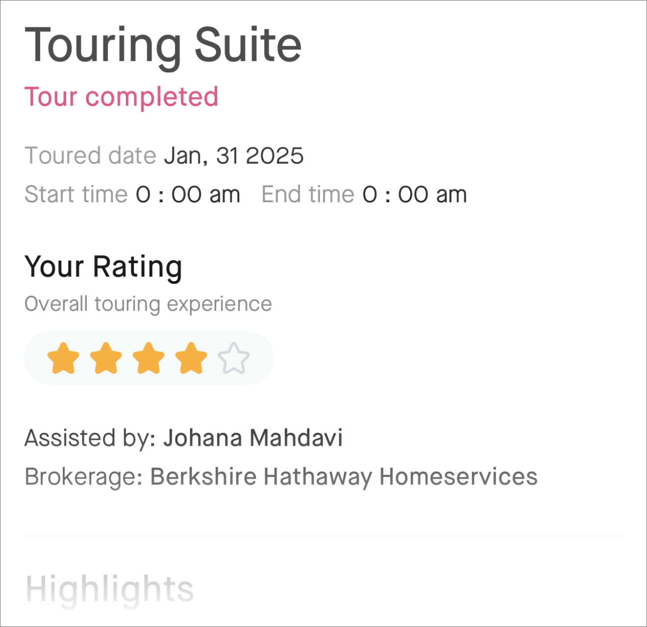 Touring Suite — organized notes, photos, and videos