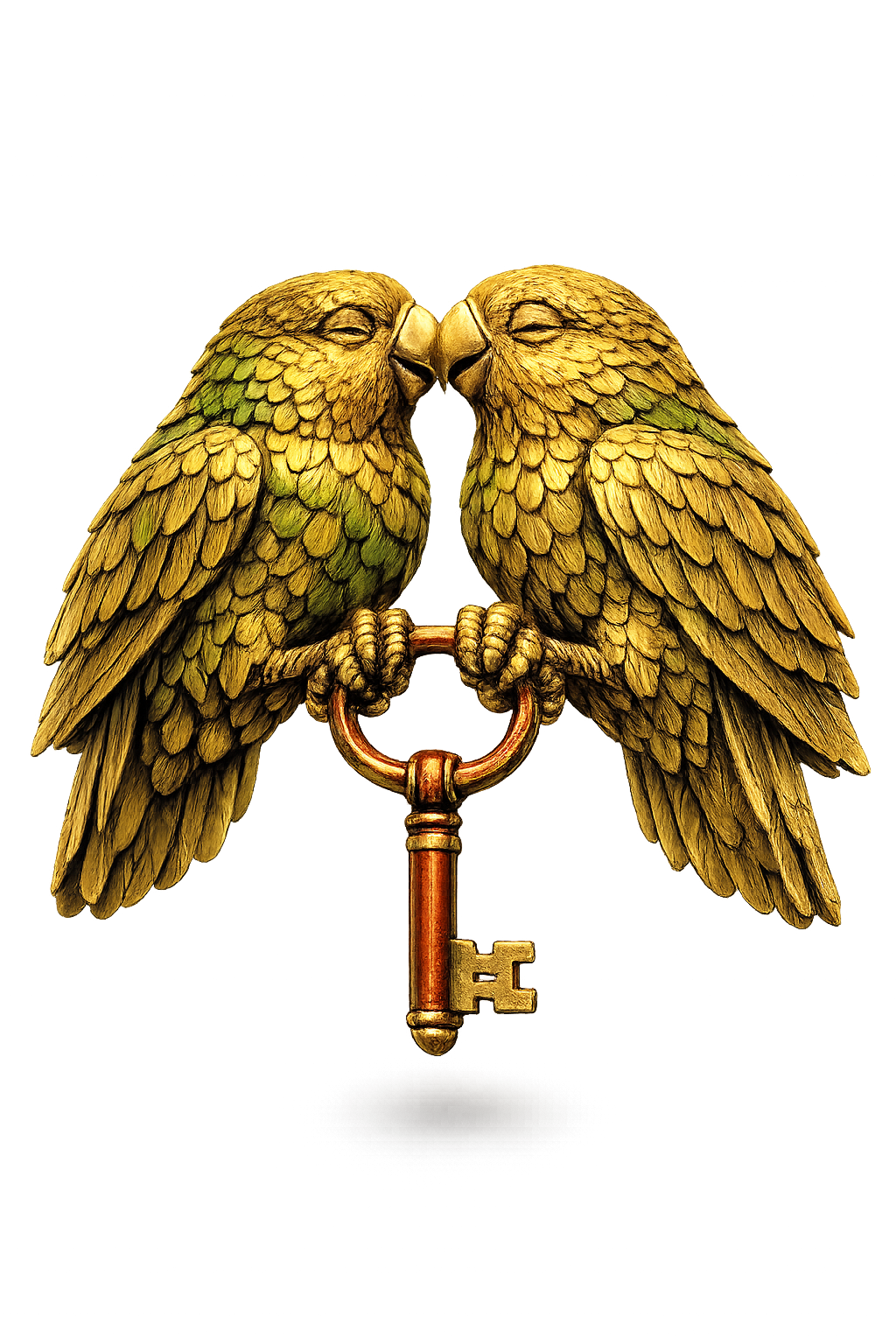 Gold artwork representing newly married Home Buying Assistance support in Moea Unlocked.