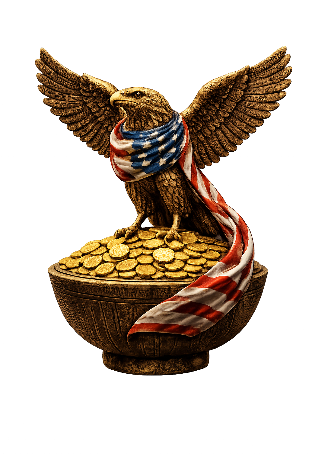 Gold artwork representing veteran Home Buying Assistance support in Moea Unlocked.